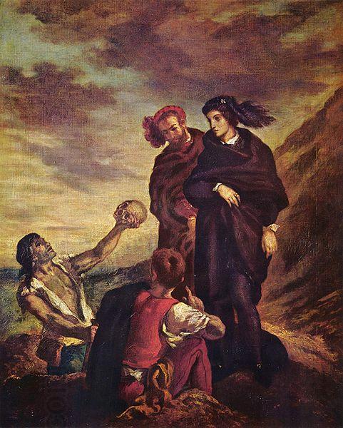 Eugene Delacroix Hamlet und Horatio auf dem Friedhof China oil painting art